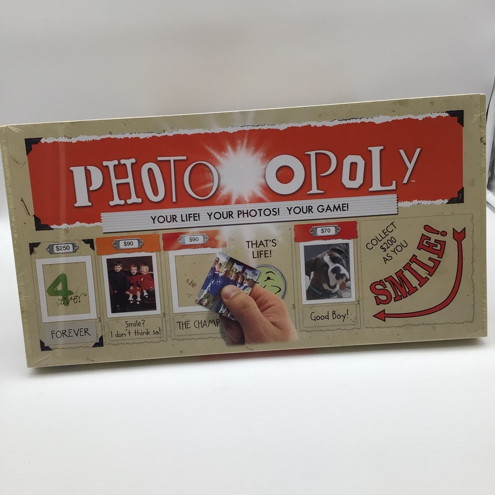 Photo Opoly Game Your Life Your Photos‎ Your Game Board Game New Sealed